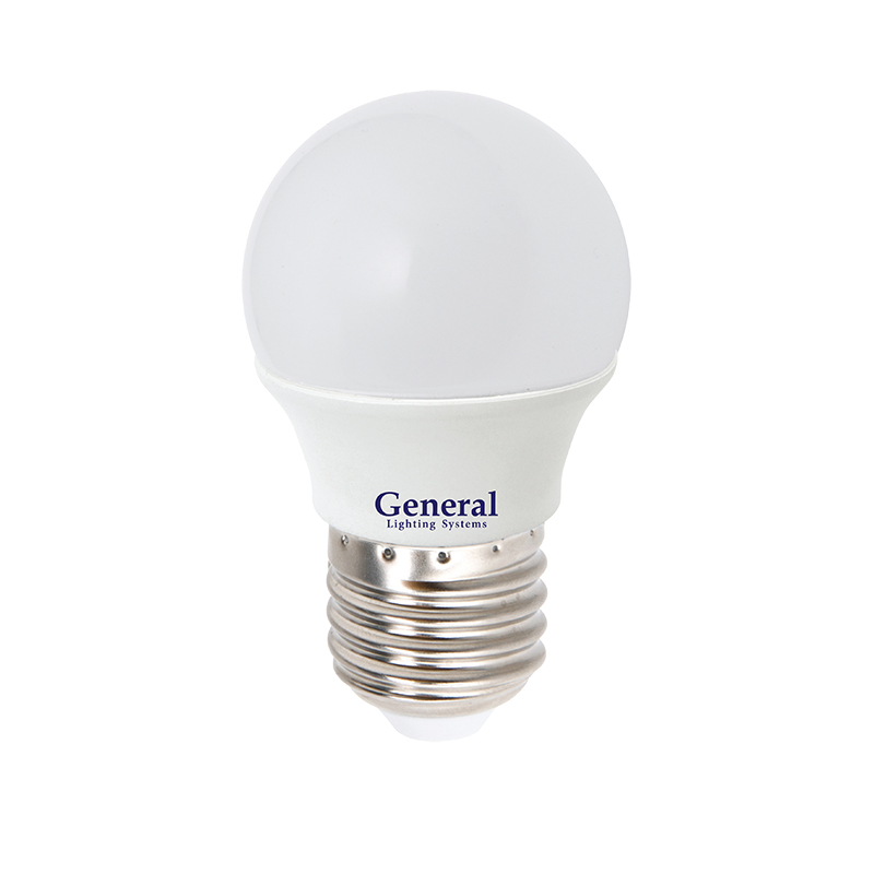 Лампа светодиодная General шар GLDEN-G45F-7-230-E27-2700 