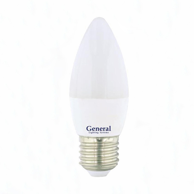 Лампа светодиодная General свеча GLDEN-CF-7-230-E27-4500